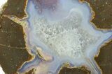 Colorful Polished Thunderegg Half - Nevada #337864-1